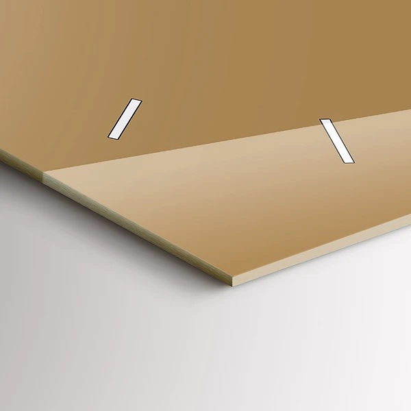 Horizontale Uhr Die Farbe Dunkelbeige
