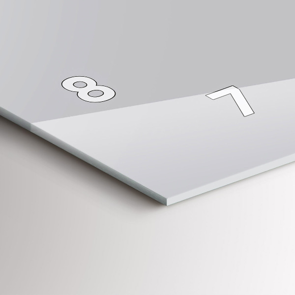 Horizontale Uhr Farbe hellgrau