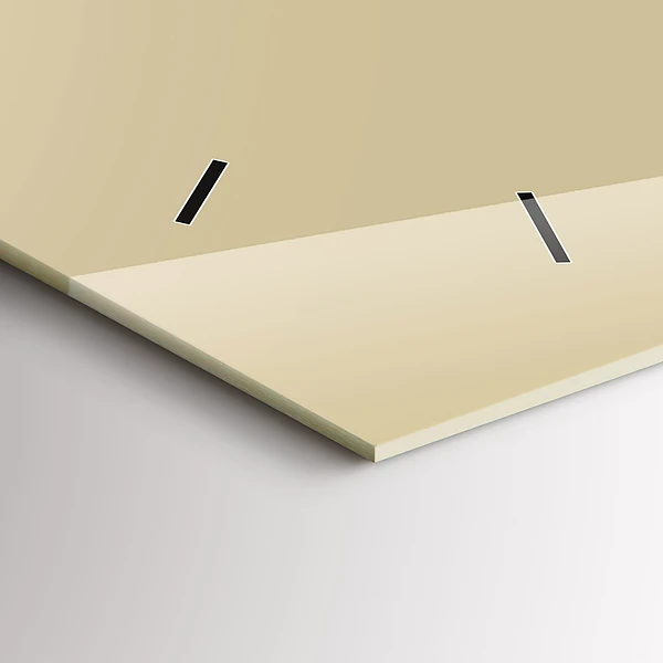 Horizontale Uhr Farbe beige