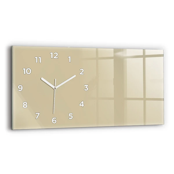 Horizontale Uhr Farbe beige