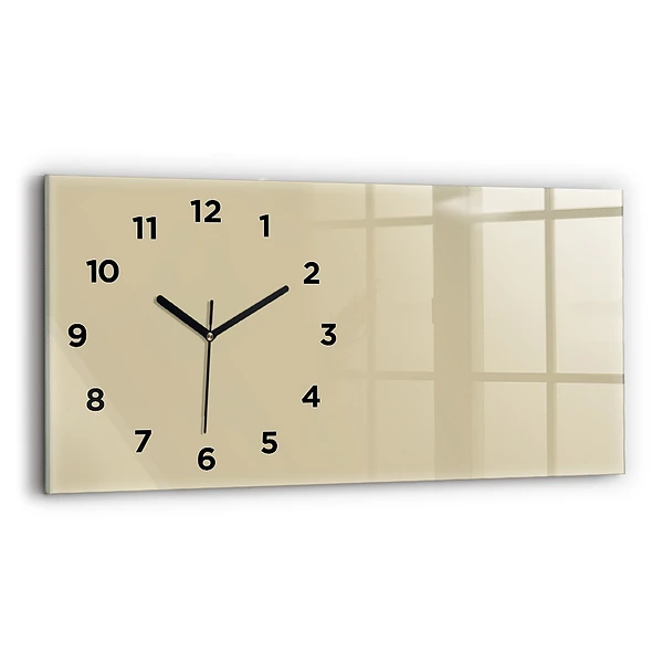 Horizontale Uhr Farbe beige