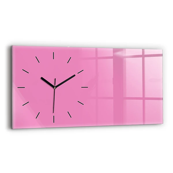 Horizontale Uhr Farbe rosa