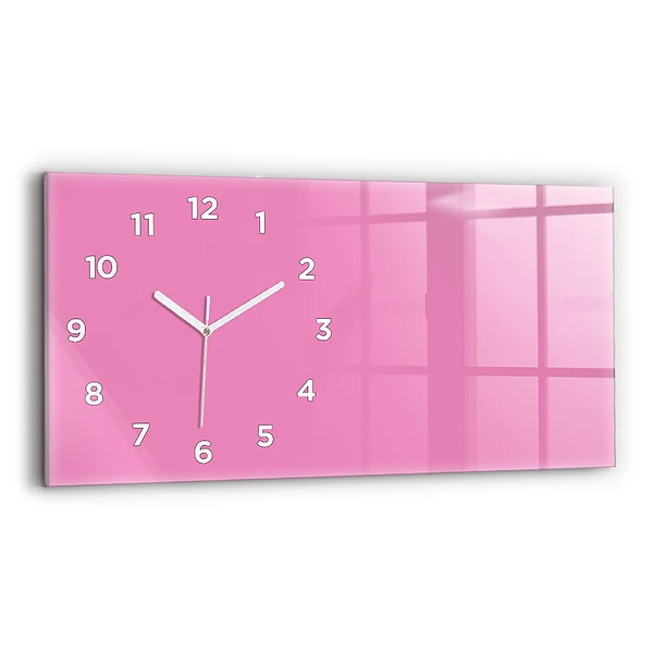 Horizontale Uhr Farbe rosa