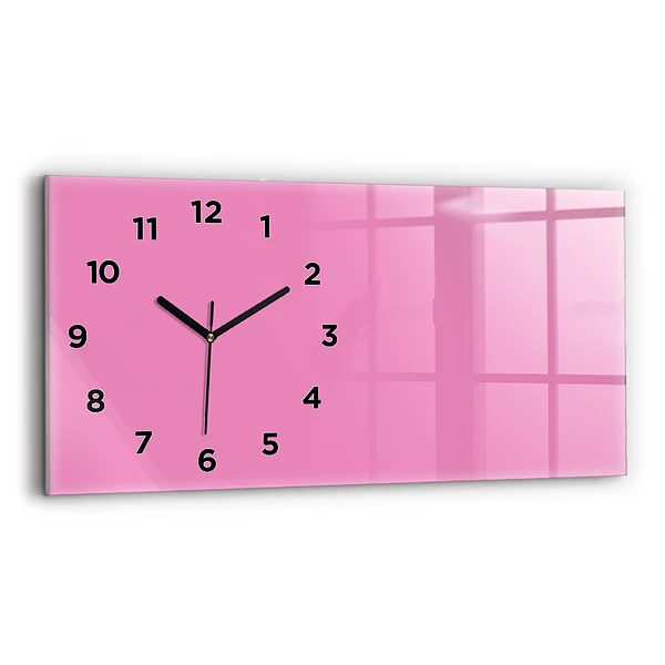Horizontale Uhr Farbe rosa