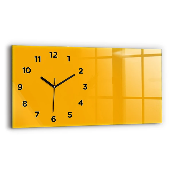 Horizontale Uhr Farbe goldgelb