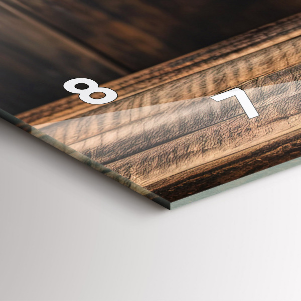 Horizontale Uhr mit motiv Tasse Kaffee