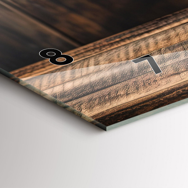 Horizontale Uhr mit motiv Tasse Kaffee