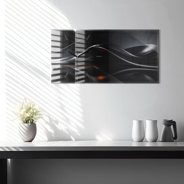 Horizontale Uhr Abstrakt