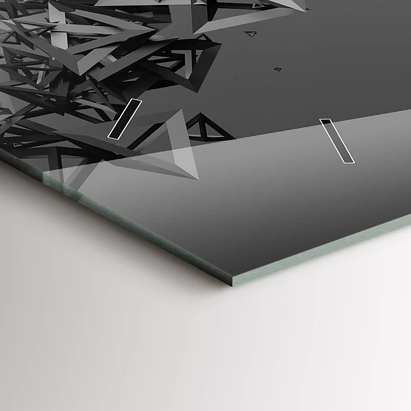 Horizontale Uhr mit motiv Abstraktion
