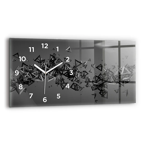 Horizontale Uhr mit motiv Abstraktion