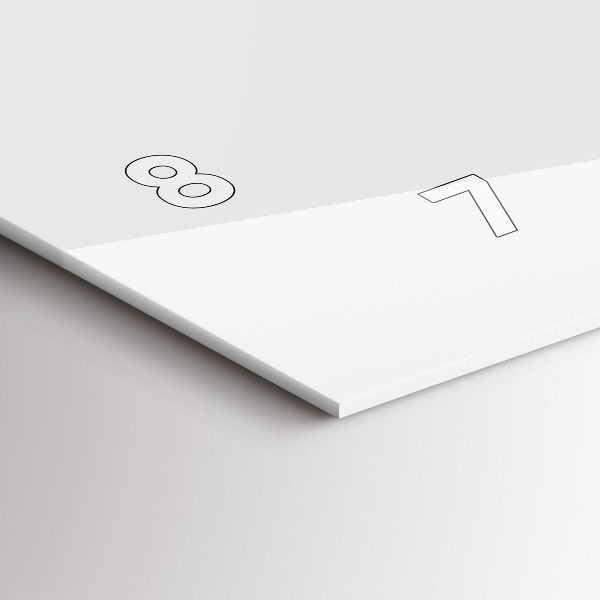 Horizontale Uhr mit motiv Mondphasen und das Auge