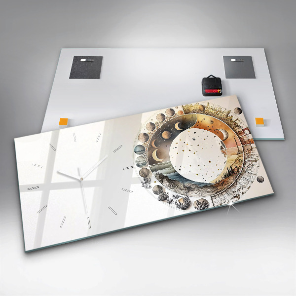 Horizontale Uhr Uhr Astronomie