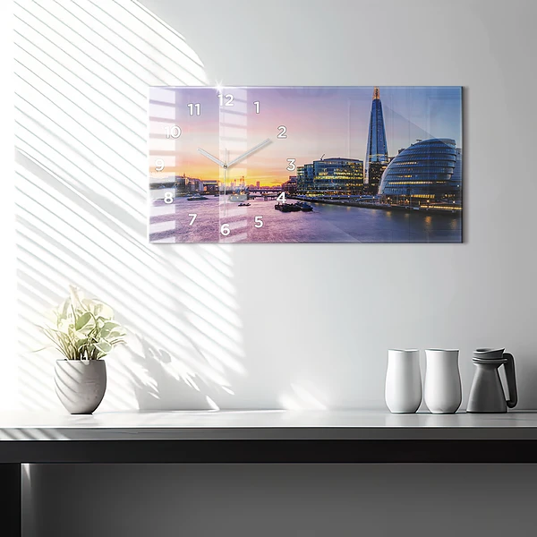 Horizontale Uhr Blick auf London
