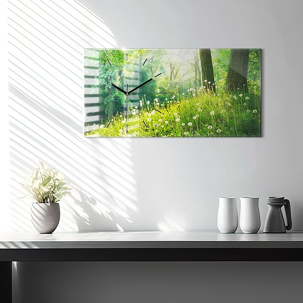 Horizontale Uhr mit motiv Frühling Natur