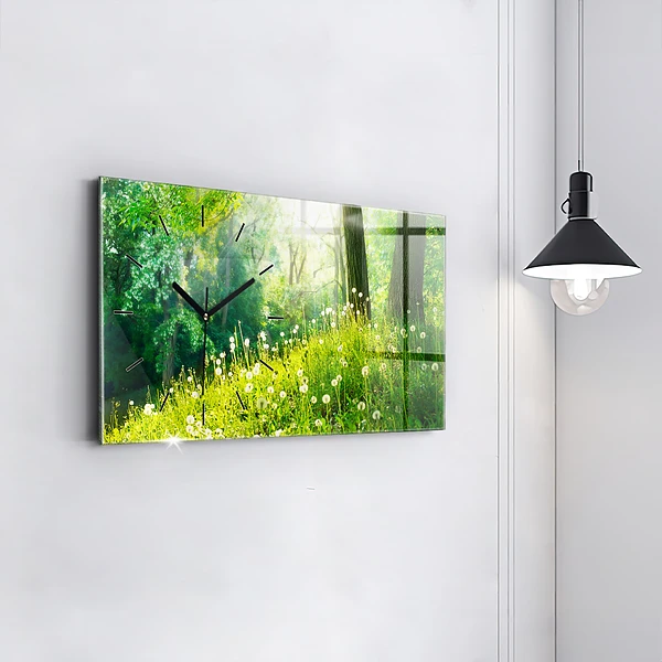 Horizontale Uhr mit motiv Frühling Natur