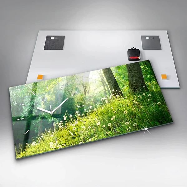 Horizontale Uhr mit motiv Frühling Natur