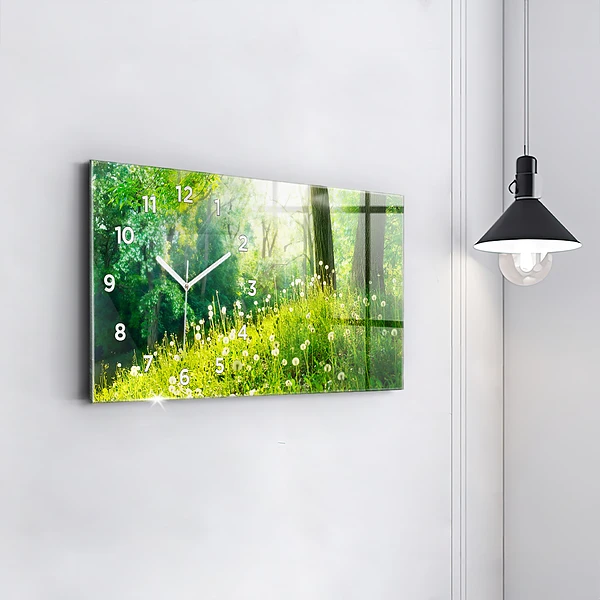 Horizontale Uhr mit motiv Frühling Natur