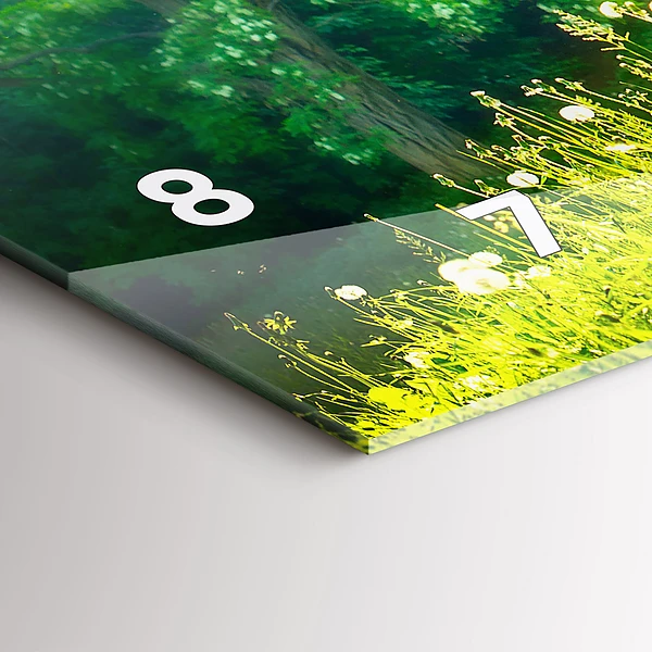 Horizontale Uhr mit motiv Frühling Natur