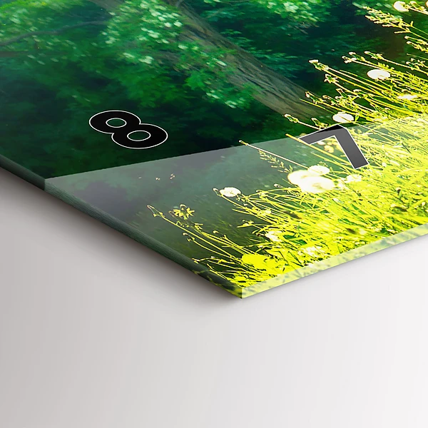 Horizontale Uhr mit motiv Frühling Natur