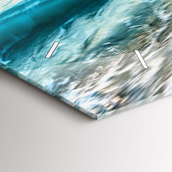 Horizontale Uhr mit motiv Strand, Meer und Sand