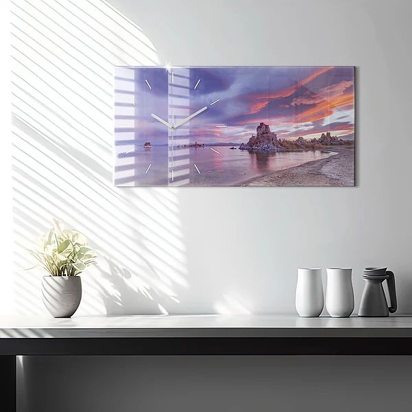 Horizontale Uhr mit motiv Sonnenaufgang in Kalifornien
