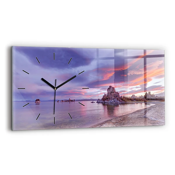 Horizontale Uhr mit motiv Sonnenaufgang in Kalifornien