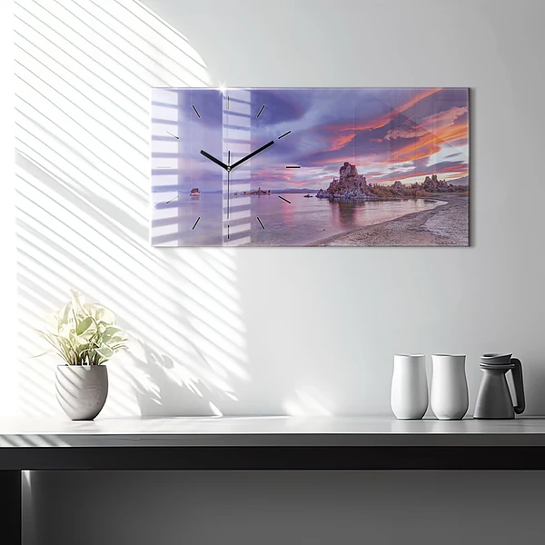 Horizontale Uhr mit motiv Sonnenaufgang in Kalifornien
