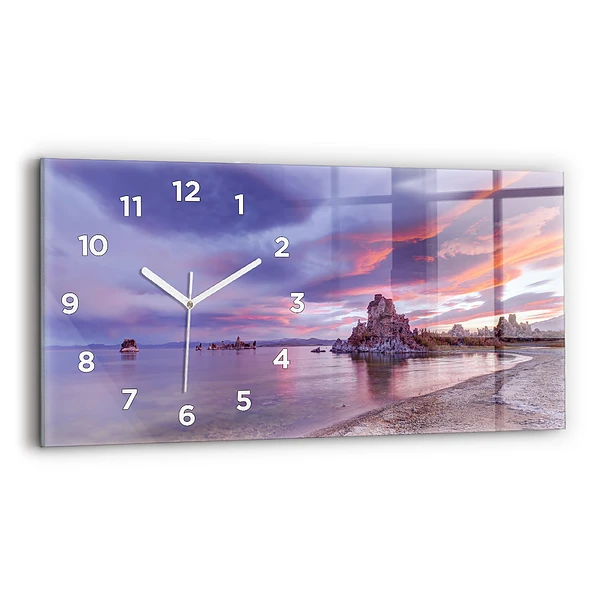 Horizontale Uhr mit motiv Sonnenaufgang in Kalifornien