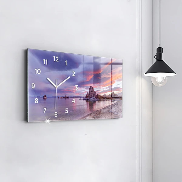 Horizontale Uhr mit motiv Sonnenaufgang in Kalifornien