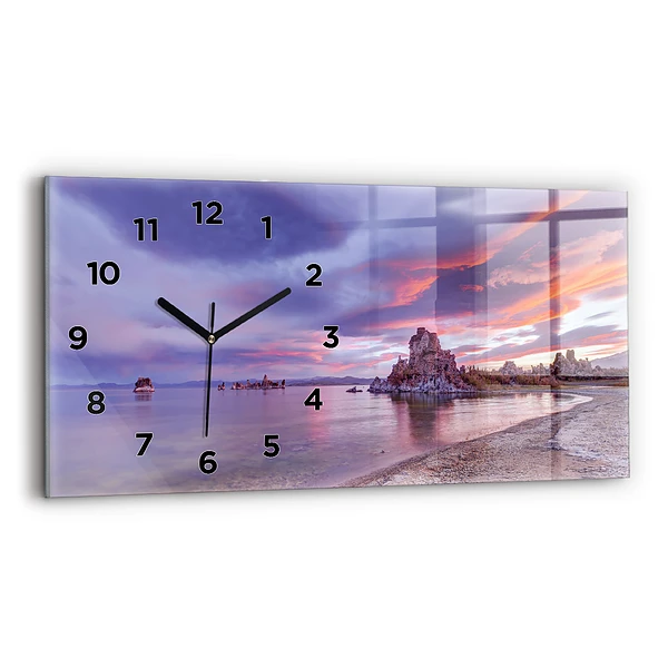 Horizontale Uhr mit motiv Sonnenaufgang in Kalifornien