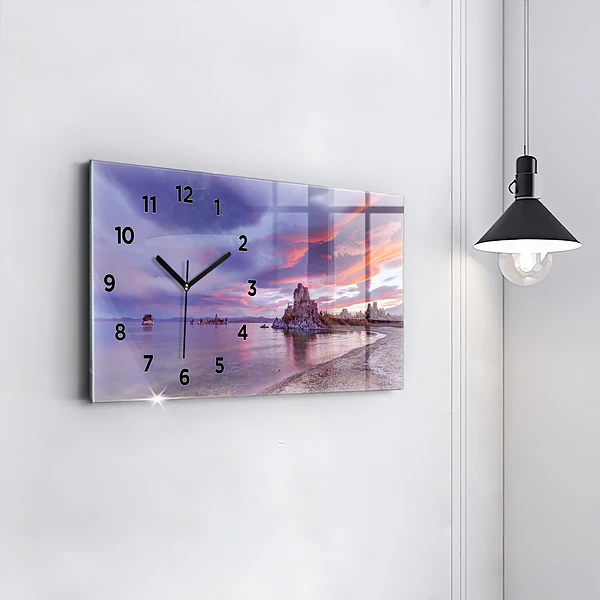Horizontale Uhr mit motiv Sonnenaufgang in Kalifornien