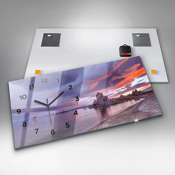 Horizontale Uhr mit motiv Sonnenaufgang in Kalifornien