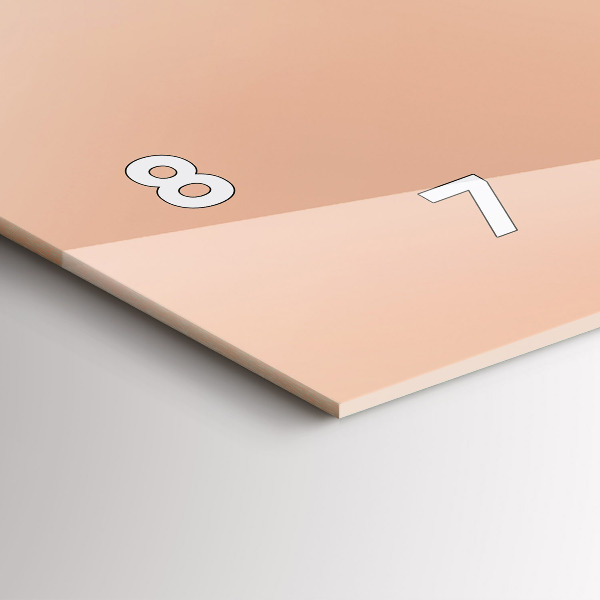 Horizontale Uhr Illustration eines Flamingos