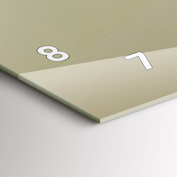 Horizontale Uhr mit motiv Grafik Elch