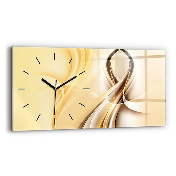 Horizontale Uhr mit motiv Wellen abstrakt