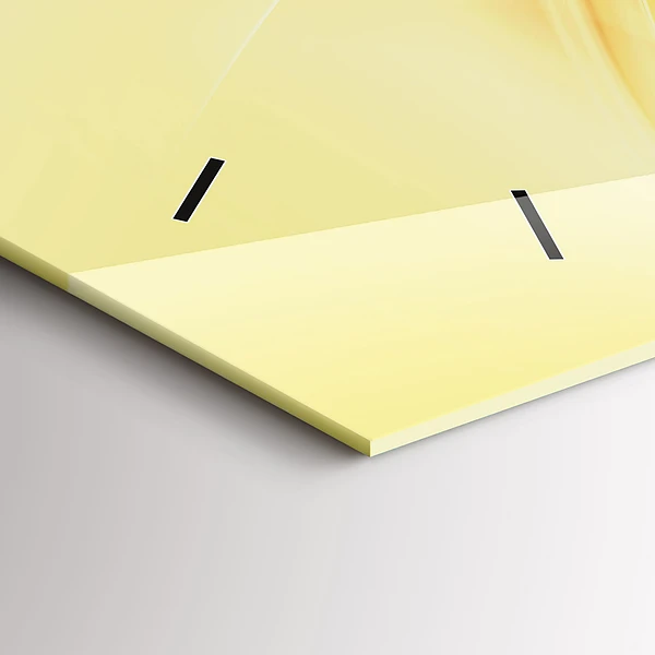 Horizontale Uhr mit motiv Wellen abstrakt