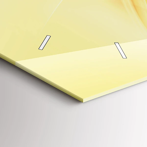 Horizontale Uhr mit motiv Wellen abstrakt
