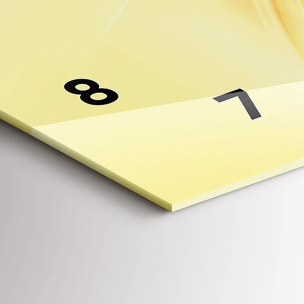 Horizontale Uhr mit motiv Wellen abstrakt