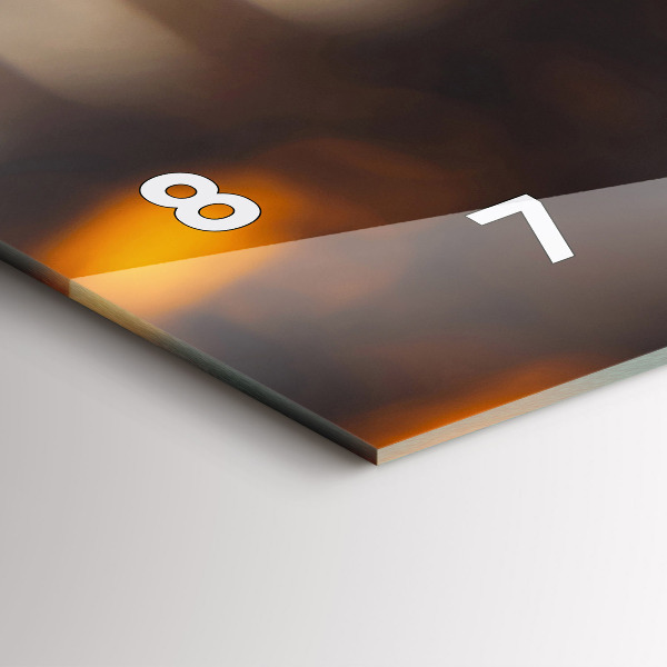 Horizontale Uhr mit motiv Glasflaschen