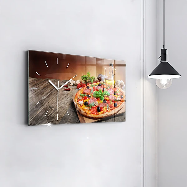 Horizontale Uhr mit motiv Kulinarisches Herz von Italien