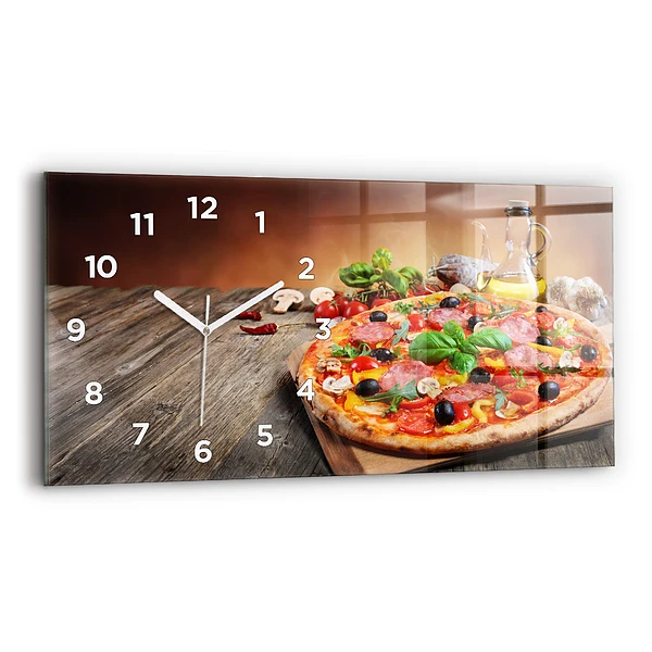 Horizontale Uhr mit motiv Kulinarisches Herz von Italien