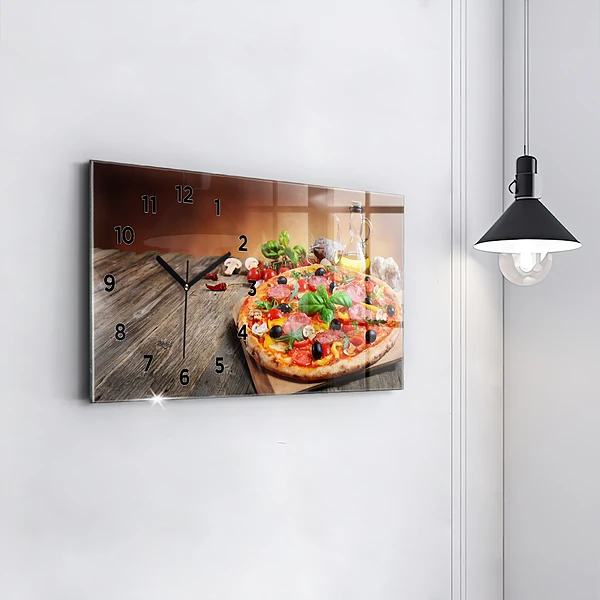 Horizontale Uhr mit motiv Kulinarisches Herz von Italien