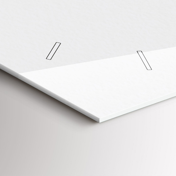 Horizontale Uhr mit motiv Modische Frau