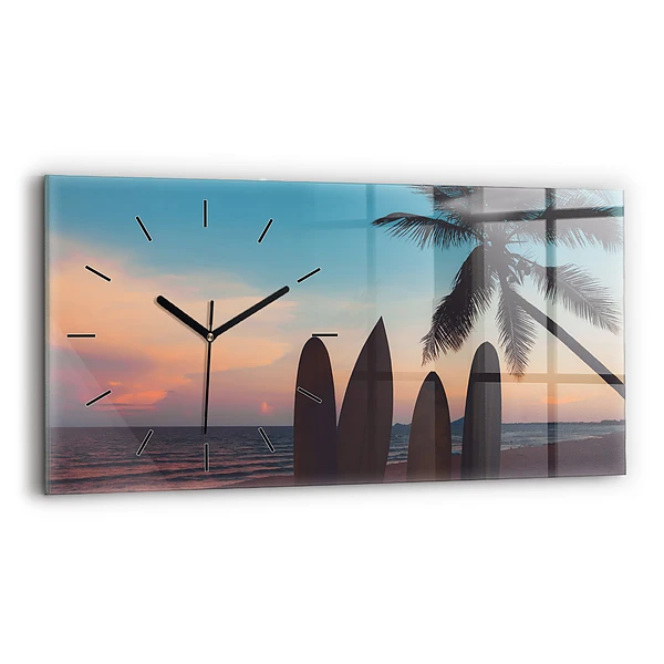 Horizontale Uhr Surfen am Strand