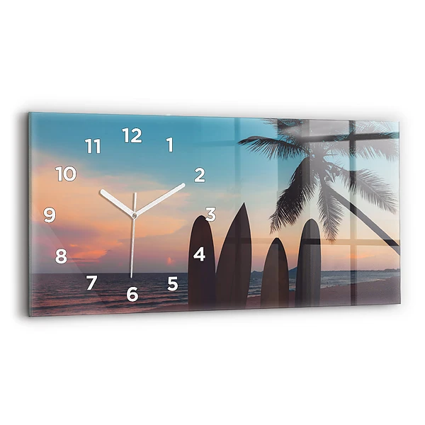 Horizontale Uhr Surfen am Strand
