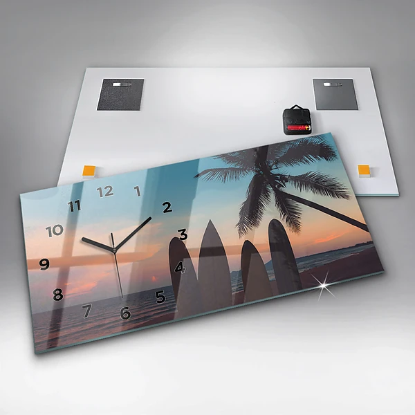 Horizontale Uhr Surfen am Strand
