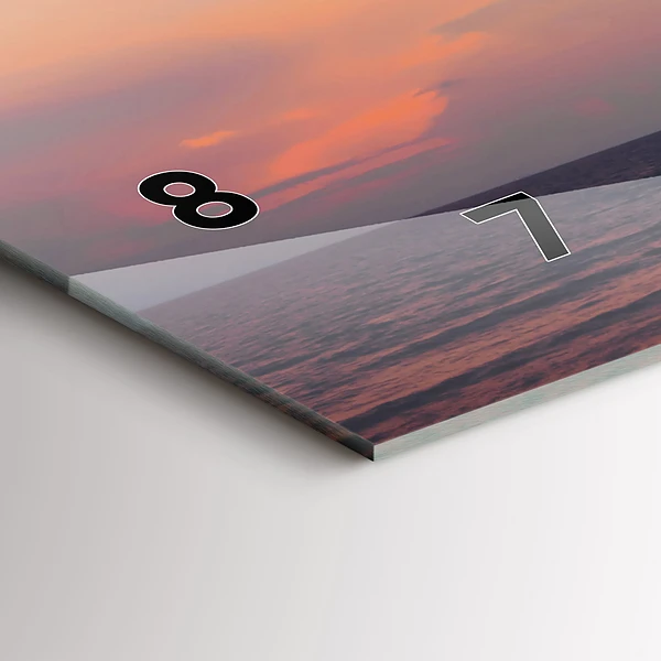 Horizontale Uhr Surfen am Strand