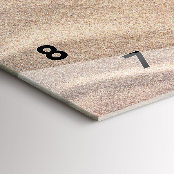 Horizontale Uhr mit motiv Urlaubs-Accessoires