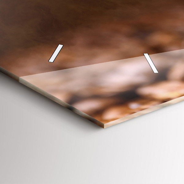 Horizontale Uhr Kaffeebohnen