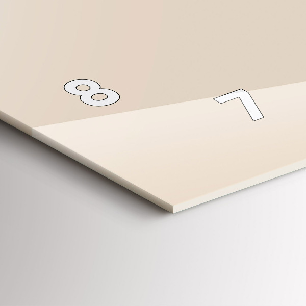 Horizontale Uhr Mann mit Pfeife